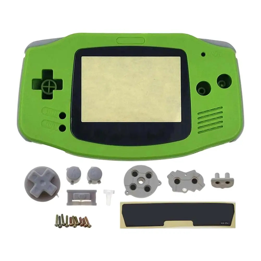 Replacement Full Housing Shell Kit DIY Casing Clear Replacement Shell Full Housing Cover with Buttons Custom For Game Boy GBA
