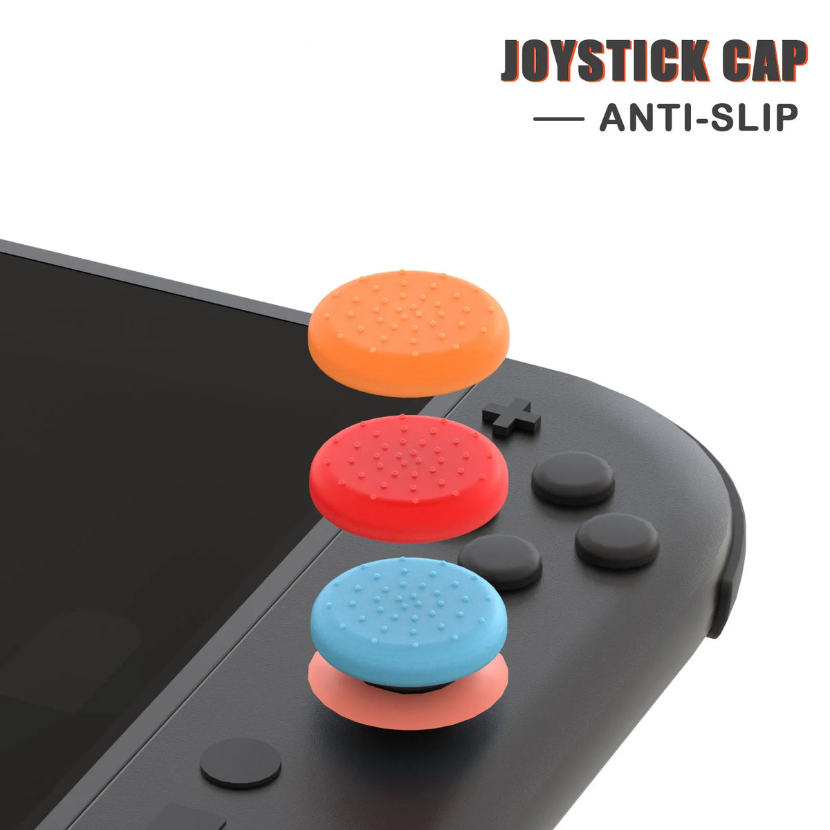 2 Pcs Silicone Rubber Protective Skin Joystick Grip Grips Cap For Switch 2 Controller Rocker Cover