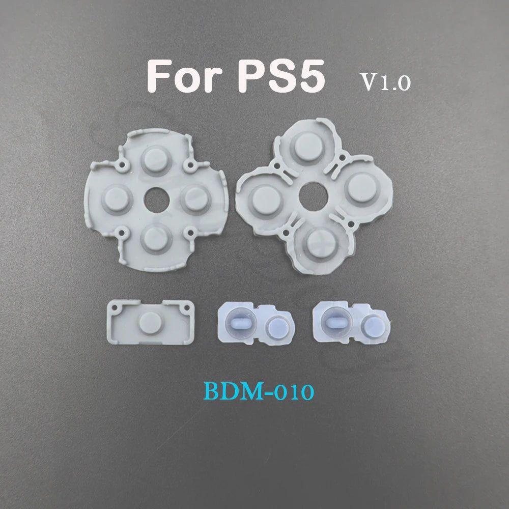 Conductive Rubber Button Pad Set for PS5 V1/V2/V3, PS4, PS3