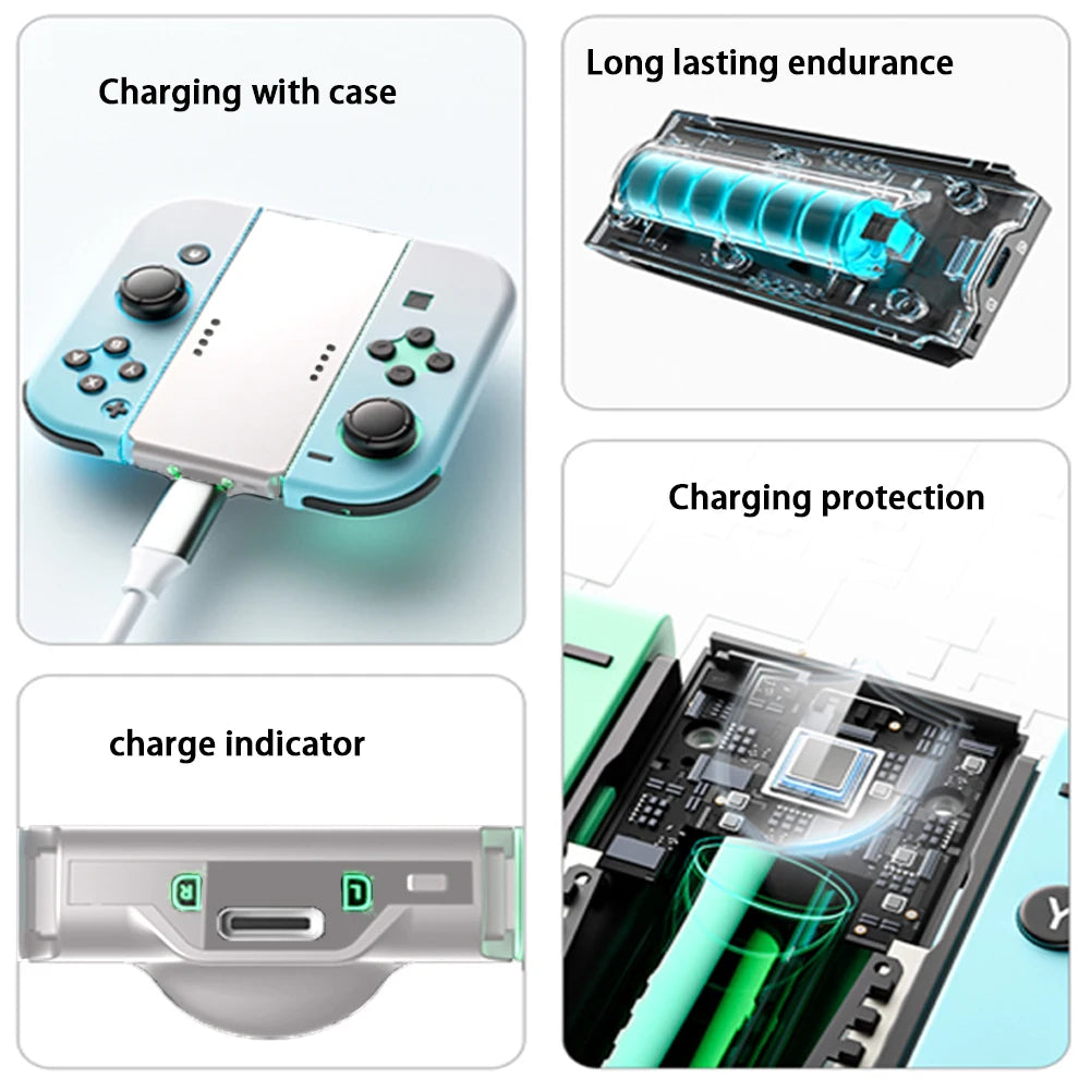 Charging Grip Bracket For Switch Rectangle Shaped Charging Dock TPYE-C Controller Charging Station For Switch Charge Accessories