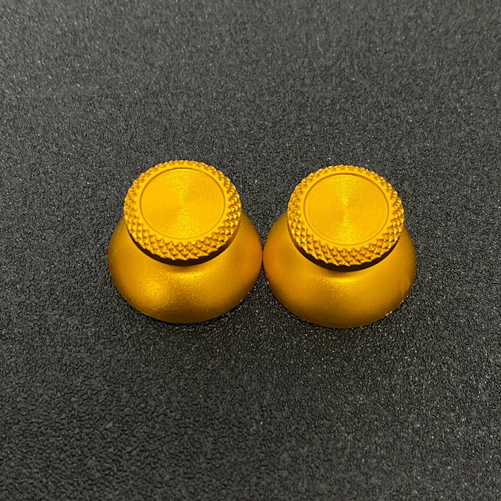 1pair Aluminum Metal Analog Joystick thumb Stick Grip Cap For PS5 Controller Gamepad Rocker Caps Thumbstick Accessories
