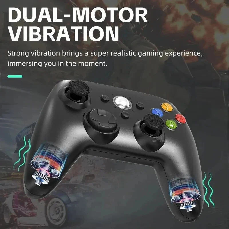 Wireless & Wired Controller for Xbox 360 & PC, Gamepad Joystick