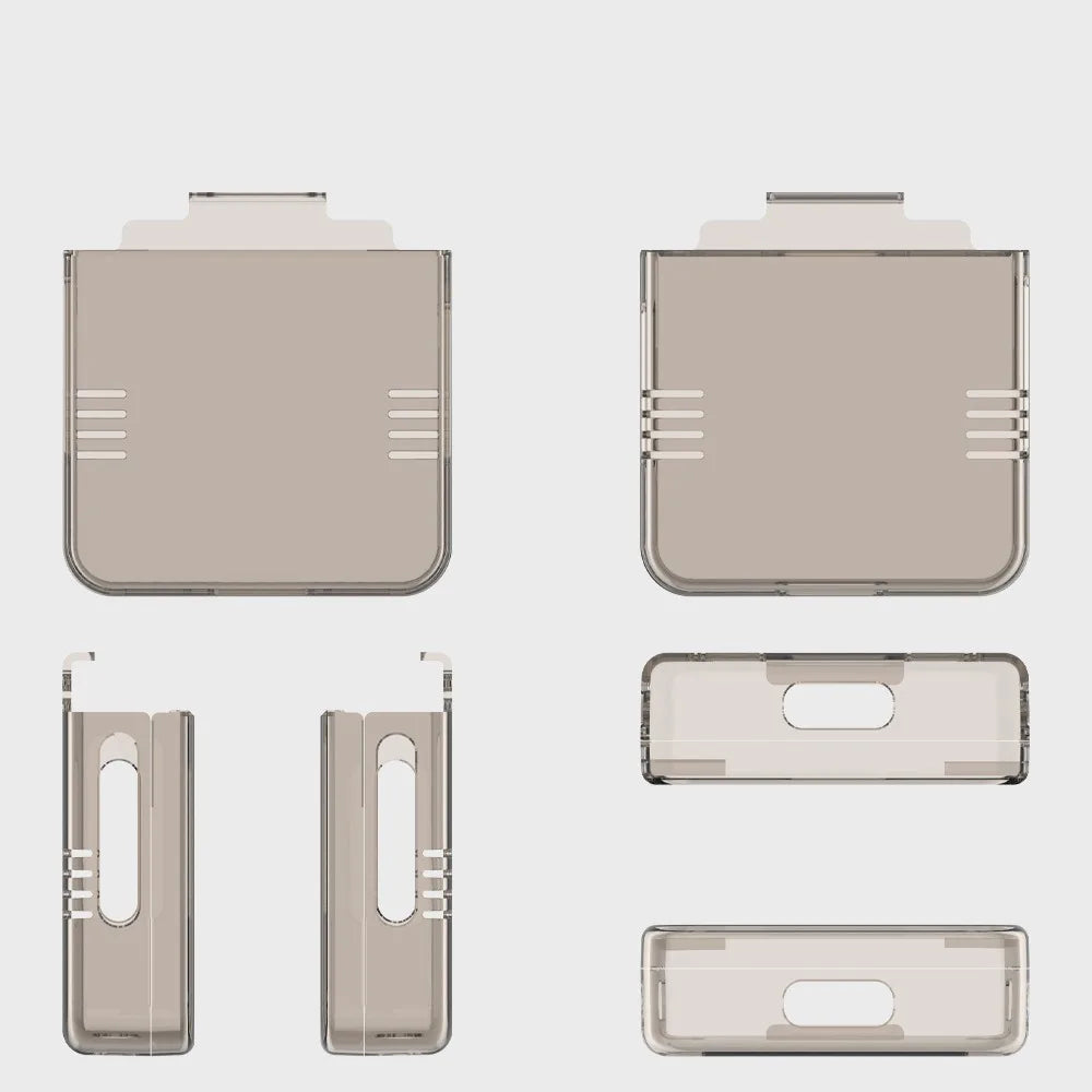 Clear Hard Case for Miyoo Flip V2, Shockproof Anti-Scratch