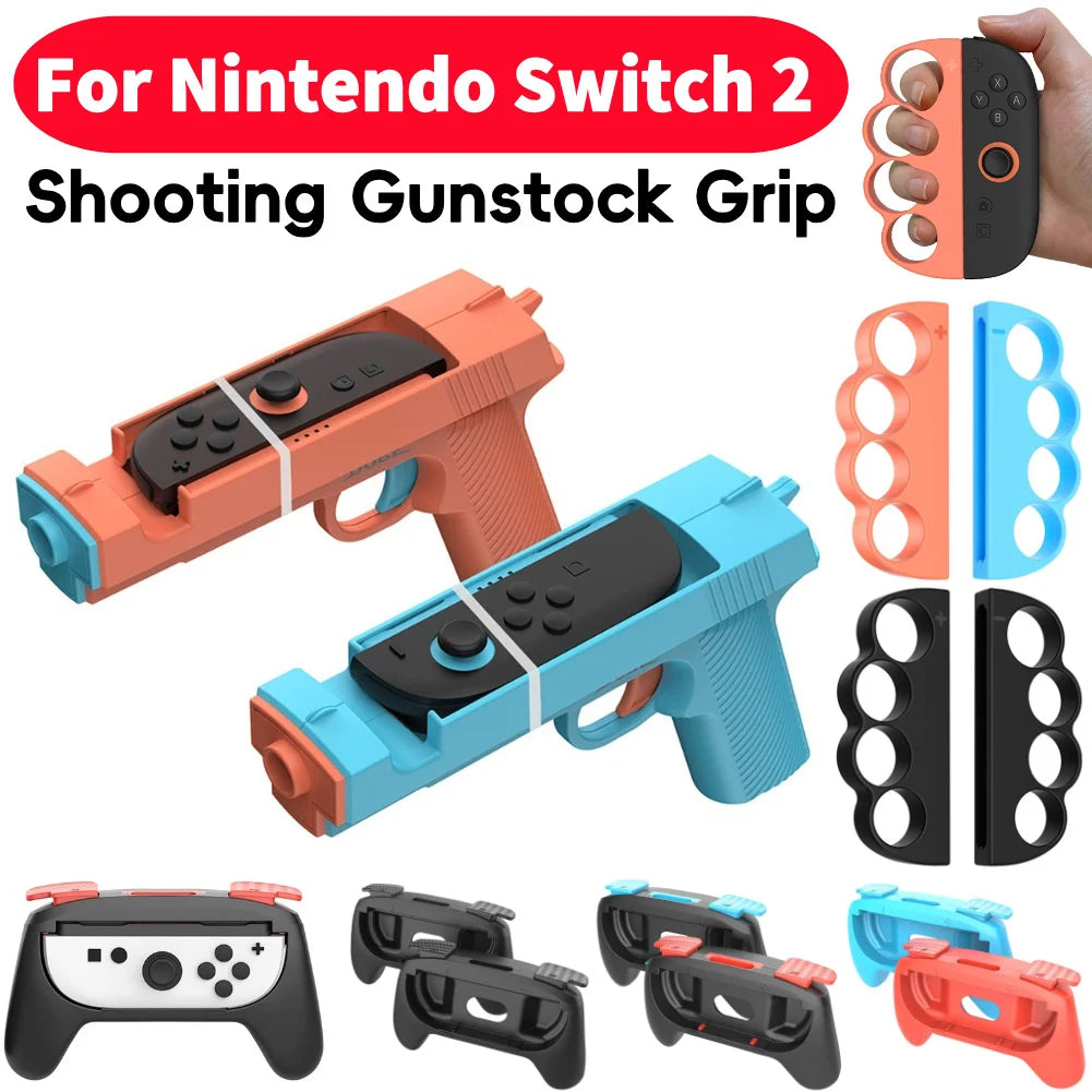 Shooting Game Gun Controller For Nintendo Switch 2 Joy-Con Hand Grip Motion Controller For Shooter Hunting Games For NS2 Console