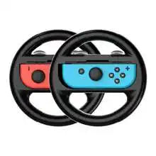 2PCS Game Steering Wheel Controller Handle Holder Grip JoyCon Controller Gamepad Nintendo N-Switch Game Console Accessories
