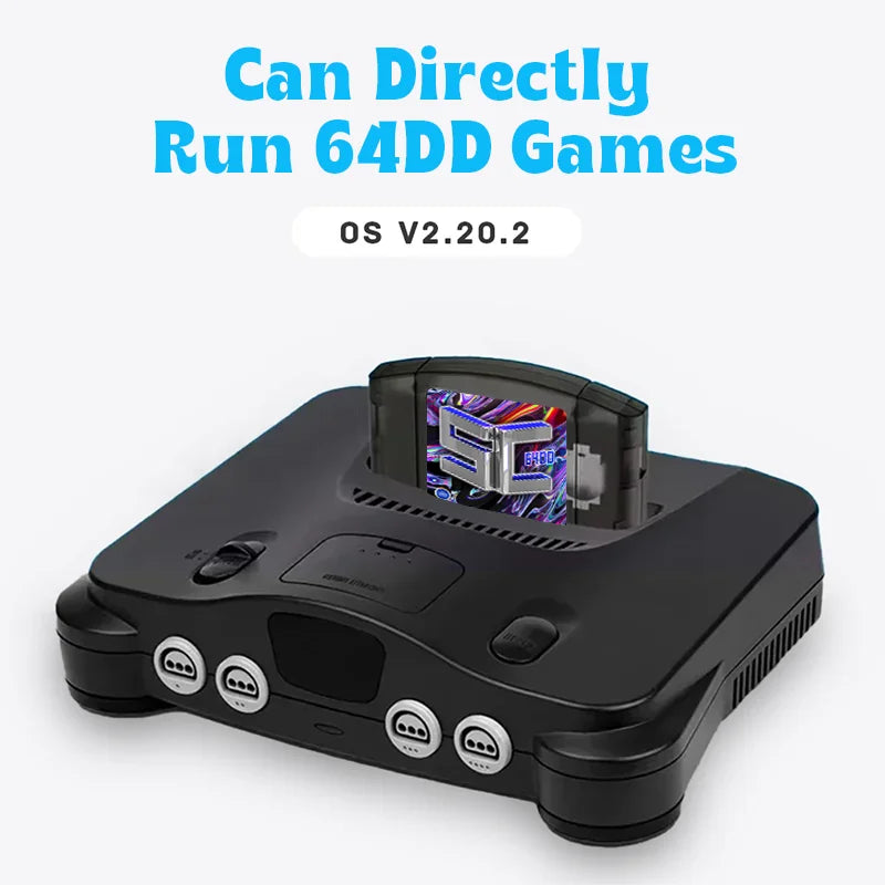 SC64 Open Source N64 Flash Cart, 5000 in 1, 64DD Support