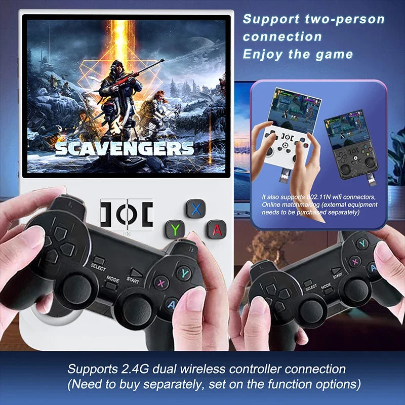 R36Pro Retro Handheld Game Console 3.5 Inch IPS, Up to 30000 Games