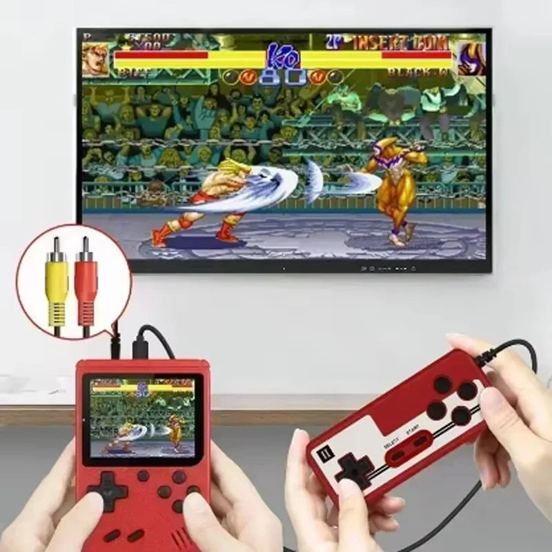 500-in-One Classic Mini Handheld Console for Kids, Macaron Colors