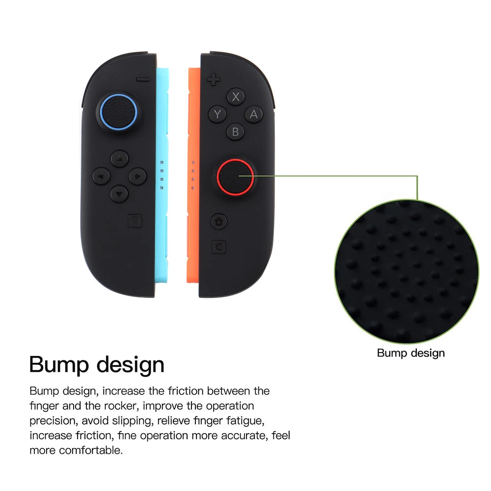 10PCS ThumbSticks Grips Caps for Nintendo Switch 2 JoyCon 2 Silicone Luminous Joystick Caps Thumb Stick Cover Accessory Parts