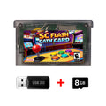 SC OSV2.0 Flash Card for NDS/GBA, 5000 in 1, Optional 8GB TF Card