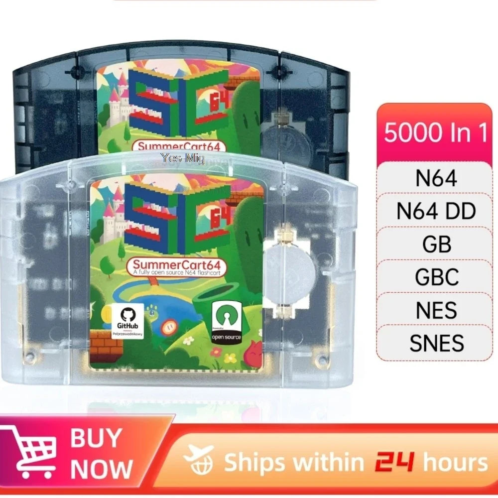 SC64 SummerCart64 Flashcart for N64, 64DD, Open Source, Ver2.3