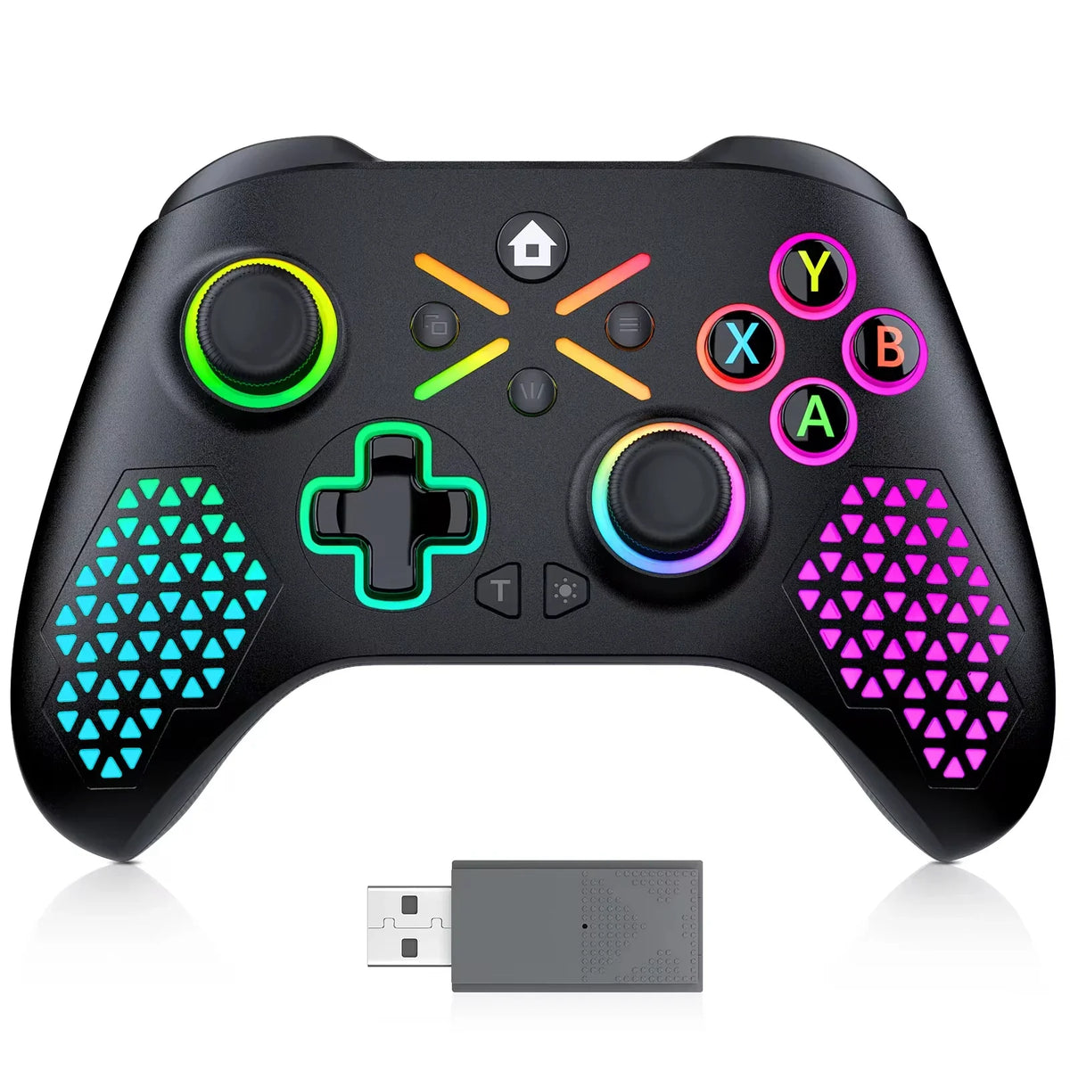 2.4G Wireless Gamepad for Xbox One, Series X/S & PC, RGB Hall