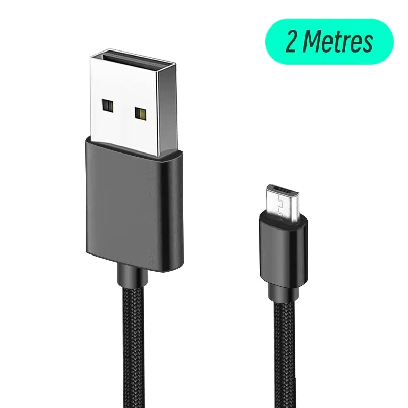 Data Frog PS4 Controller Charging Cable, 1M/2M/3M Nylon USB
