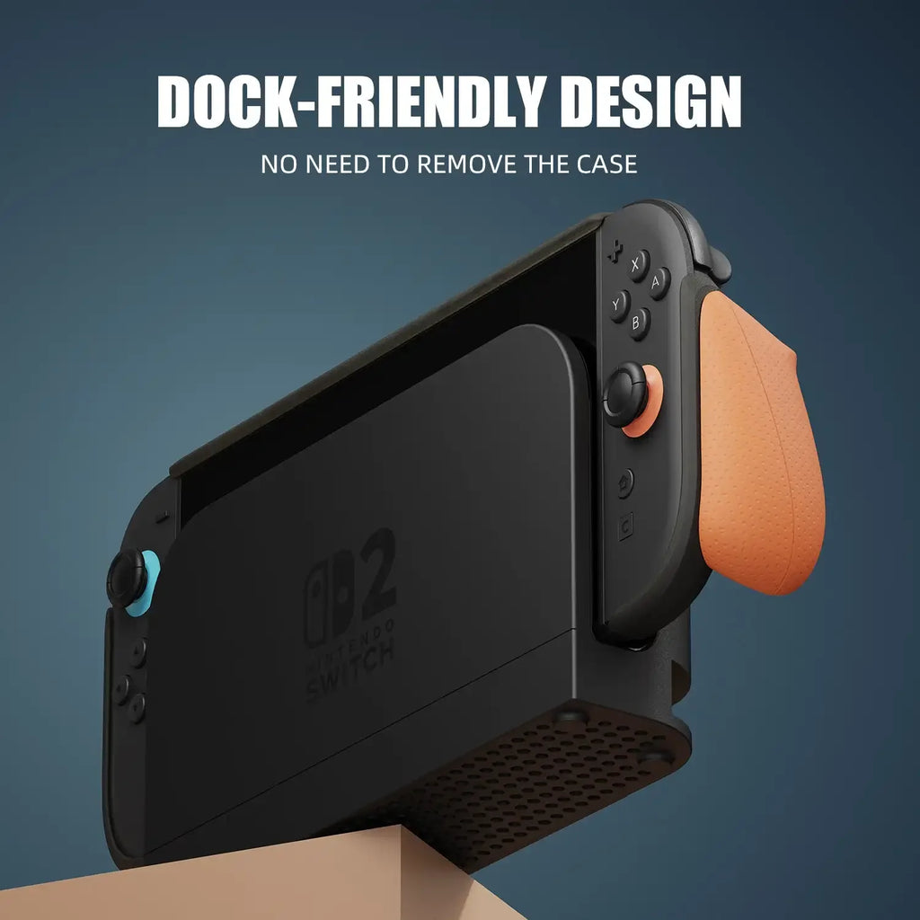 Savage Raven by Skull & Co. for Nintendo Switch 2 Grip Case with Replaceable Ergonomic Grip Protective Case NS2 Game Console