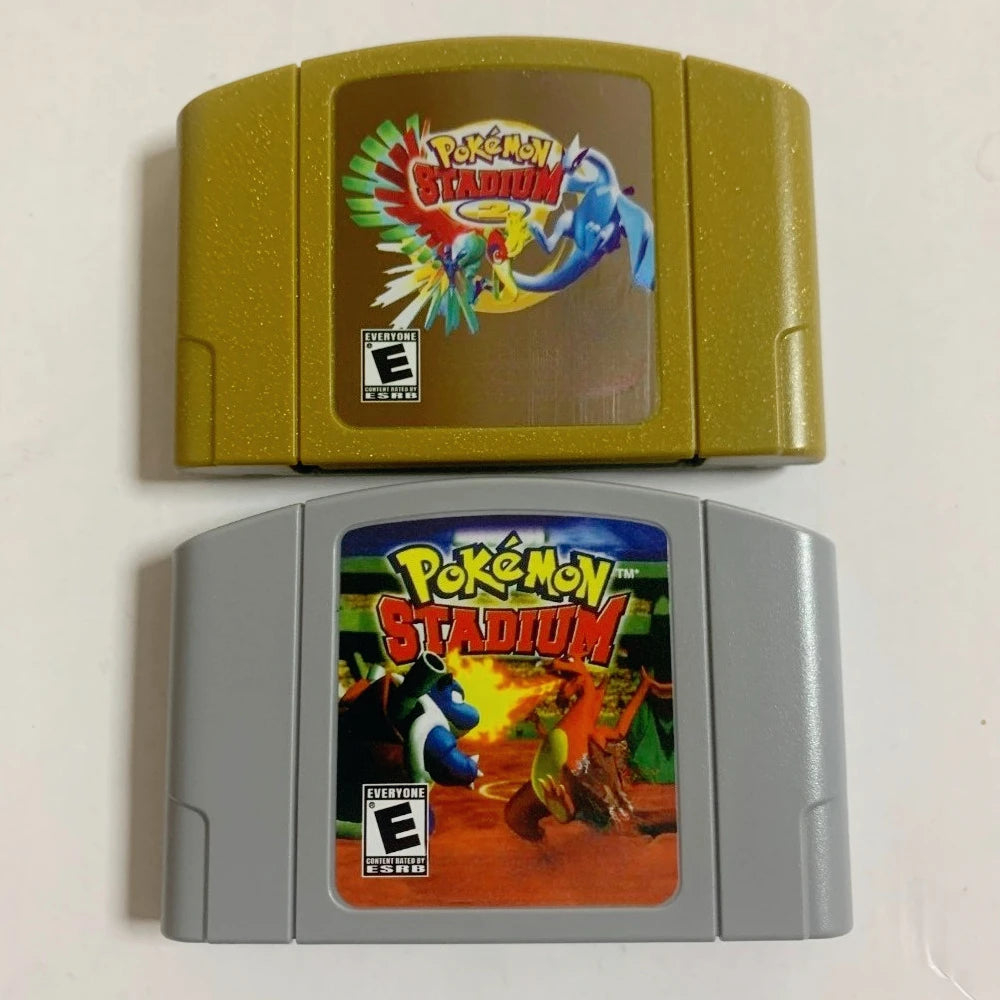 Pokémon Stadium 1 or 2 N64 Cartridge, US NTSC English Version