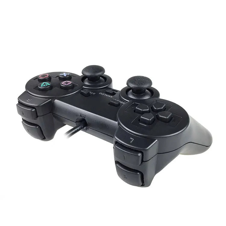 Wired Gamepad for PS2 Console Controller for Mando PS2 Joystick for Playstation Dual Shock Vibration Joypad Wired PC Controller