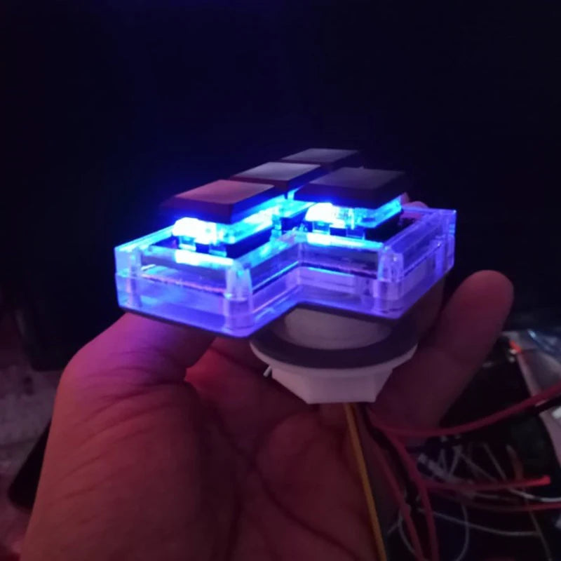 Mixbox WASD Movement Keys with LED Lights for Arcade Fightstick