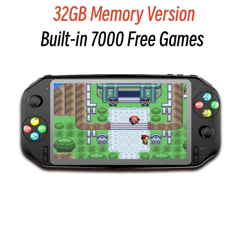 7-Inch Portable Retro Game Console with 7000 Games, HDMI TV Out