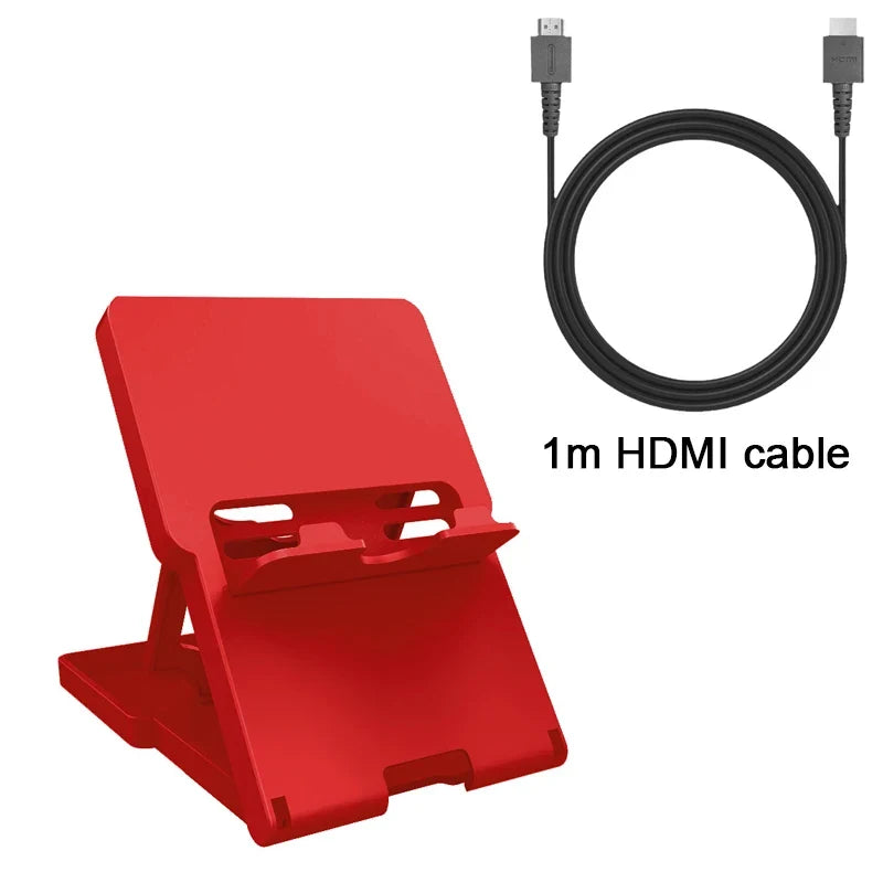 Adjustable Foldable Portable Game Console Stand for Switch 2, Switch OLED, Switch Lite, Multi-angle Display Holder