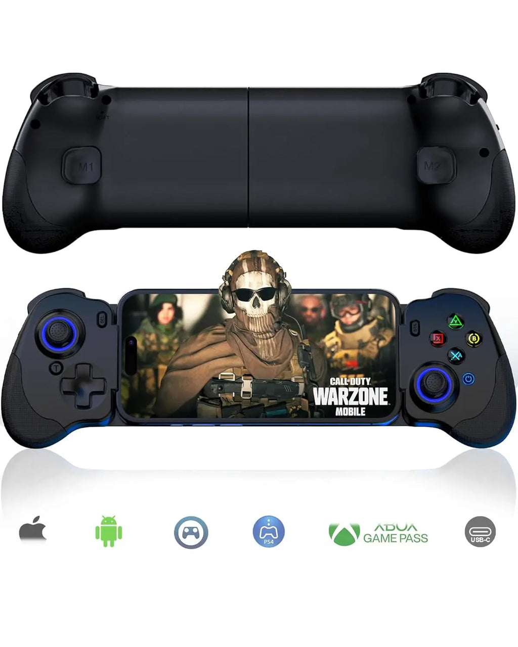 N01 Wired Telescopic Controller USB-C for Android & iPhone 15/16