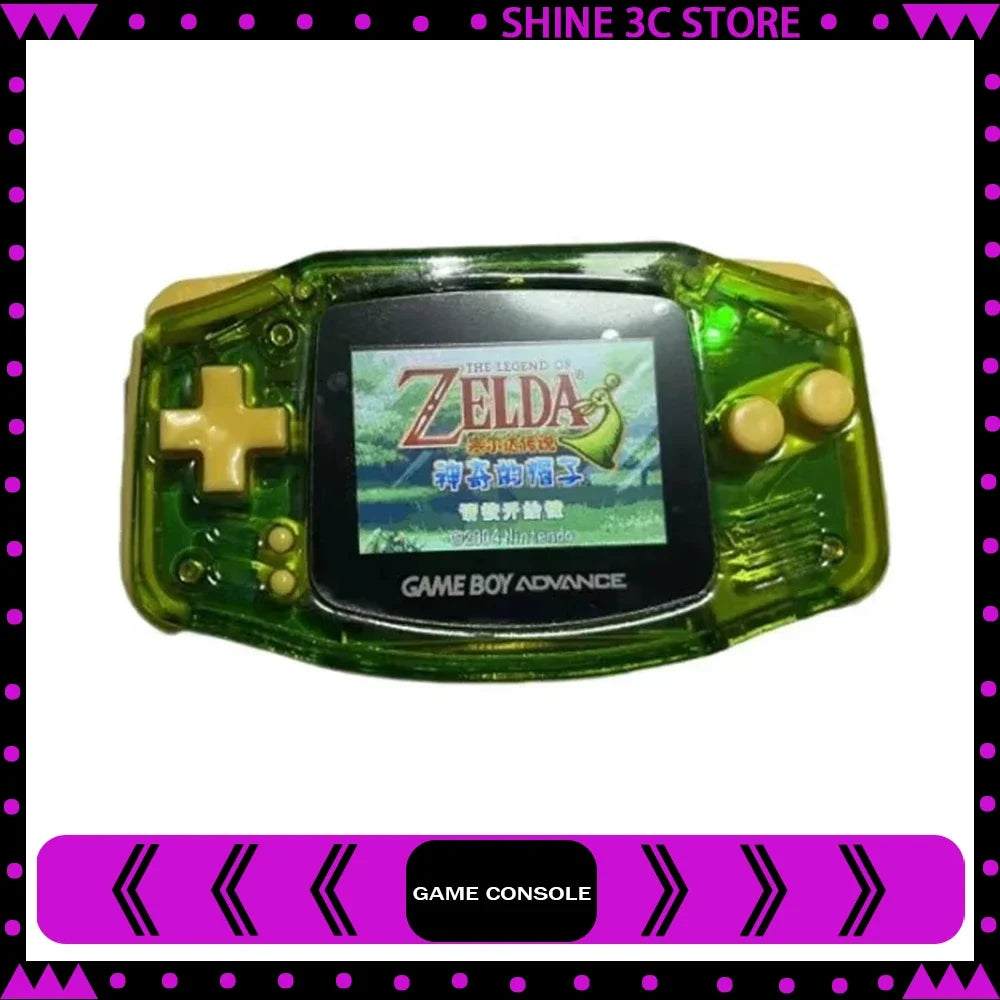 Mini GBA Handheld Game Console, 1.3 Inch IPS Screen, Flip Design