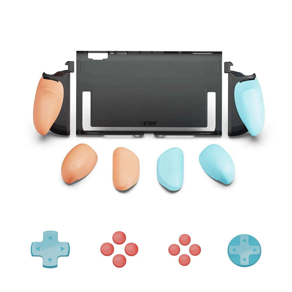 Savage Raven by Skull & Co. FissionGrip Dockable Revolutionary Split Protective Case for Nintendo Switch 2 Case Accessories