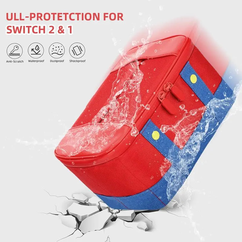 Carry Case for Nintendo Switch 2/1/Lite/OLED, Waterproof