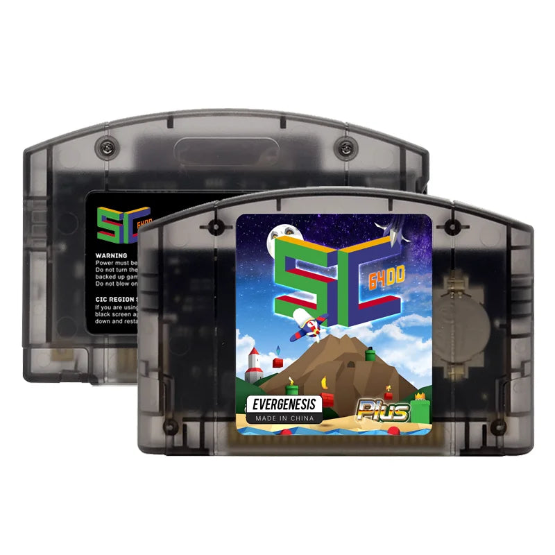 EVERGENESIS 64 Open Source N64 5000 in 1 Game Cartridge For Nintendo 64 Game Card free 32G Card Compatibility Support 64DD Games
