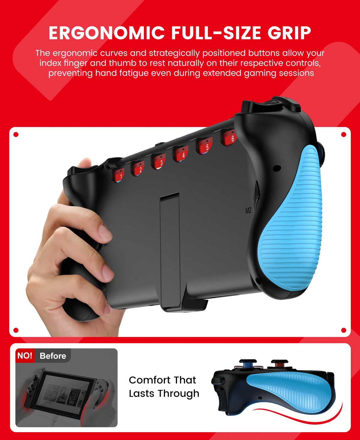 DinoFire JC700 Wired Controller for Switch 2, Hall Effect