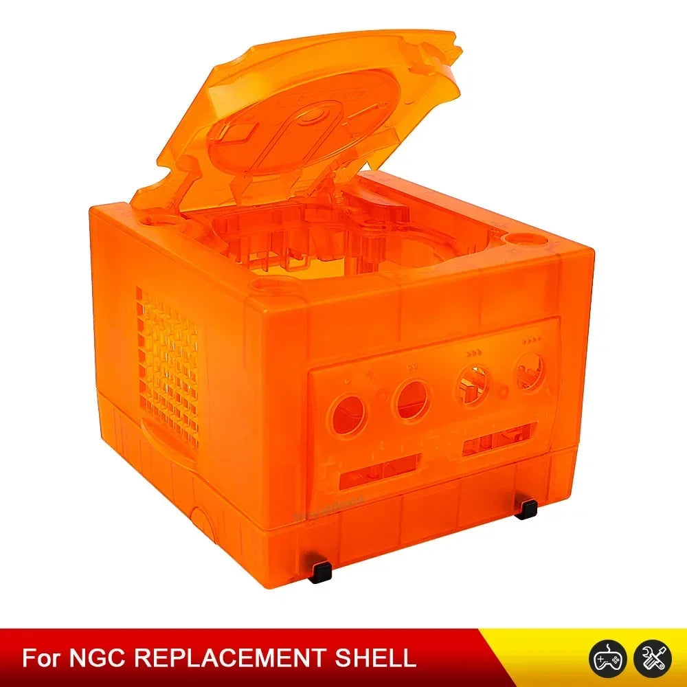 Transparent Black Blue Orange Purple Green White Housing Replacement Shell Case For Nintend Gamecube NGC DOL-001 and DOL-101 Game Accssories