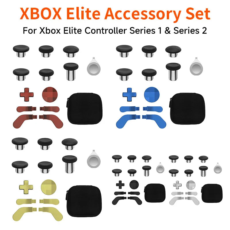 Metal D-Pad Paddles Kit for Xbox One Elite Series 2 Controller