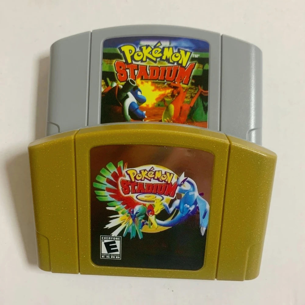 Pokémon Stadium 1 or 2 N64 Cartridge, US NTSC English Version