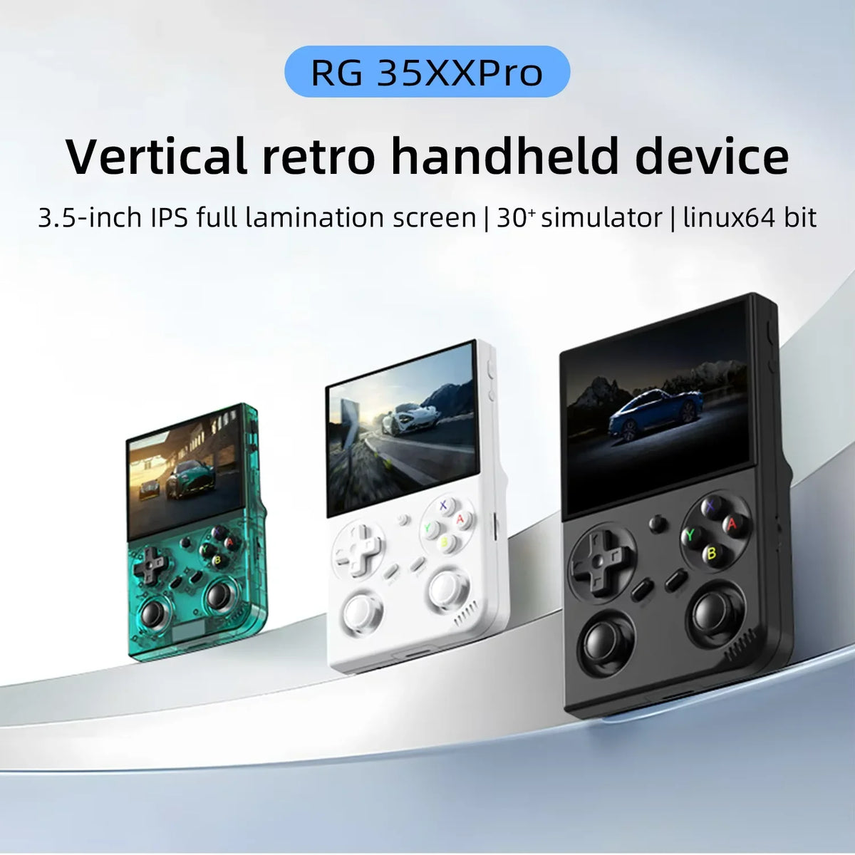 ANBERNIC RG 35XXPro Retro Handheld Game Console RG35XX Pro Gaming Player Support RixelHK WiFi Streaming Controller HD TV Output