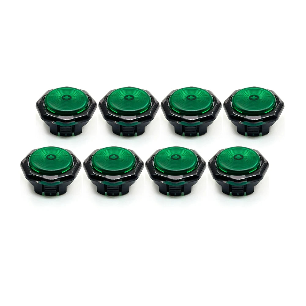 Sinoarcade 8pcs Low Profile Arcade Buttons, Kailh Hot-Swap