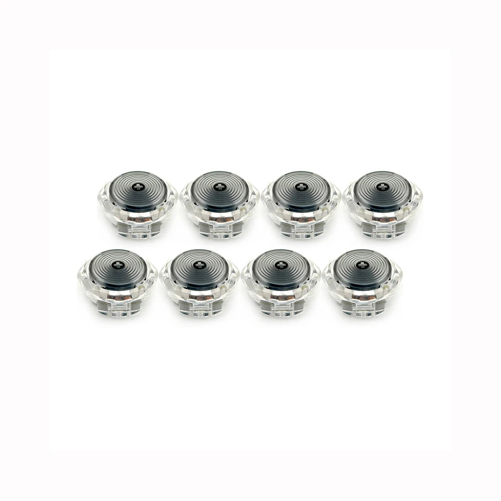8pcs Sinoarcade Low Profile Mechanical Buttons with Kailh CLICKY POM Switches Hot-swappable  for Arcade Hitbox Snackbox