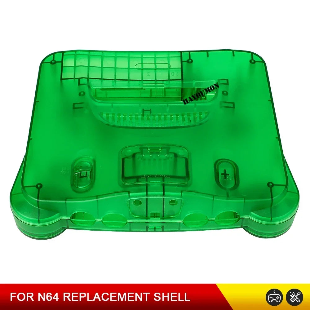 Multi-Colors Replacement Plastic Shell Translucent Case for N64 Replacement Case Transparent Boxes For N64 Console Gaming Access