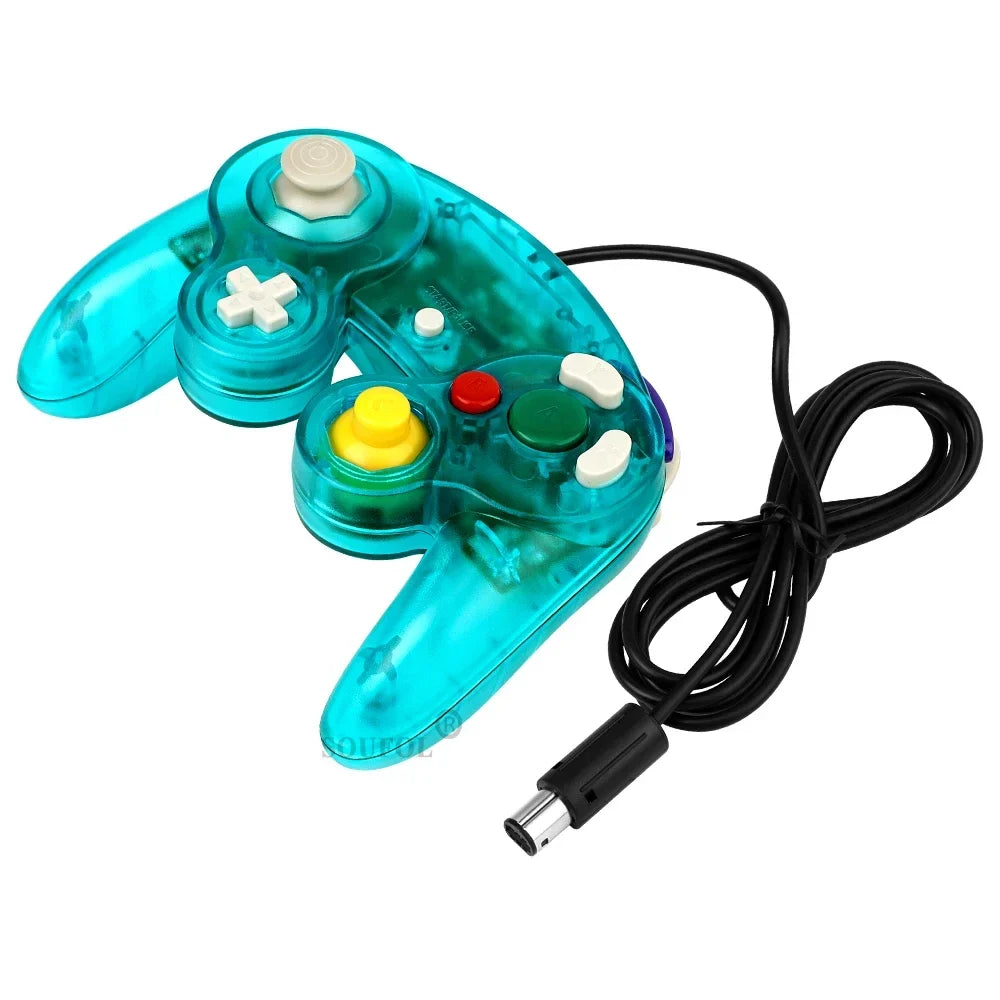 GameCube Transparent Wired Controller Gamepad, 1.5M Cable