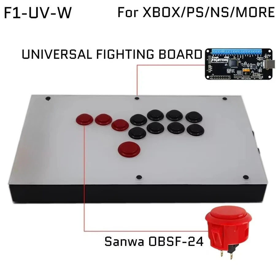 FightBox Fighting Board UP5 Hitbox Fight Stick for PS5/PS4/PC