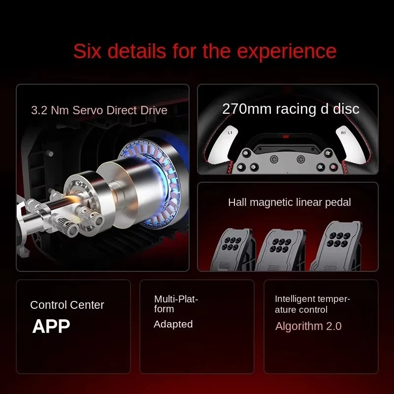 PXN V10 Pro Steering Wheel for PS4, PC, PS3, Xbox, Racing Games