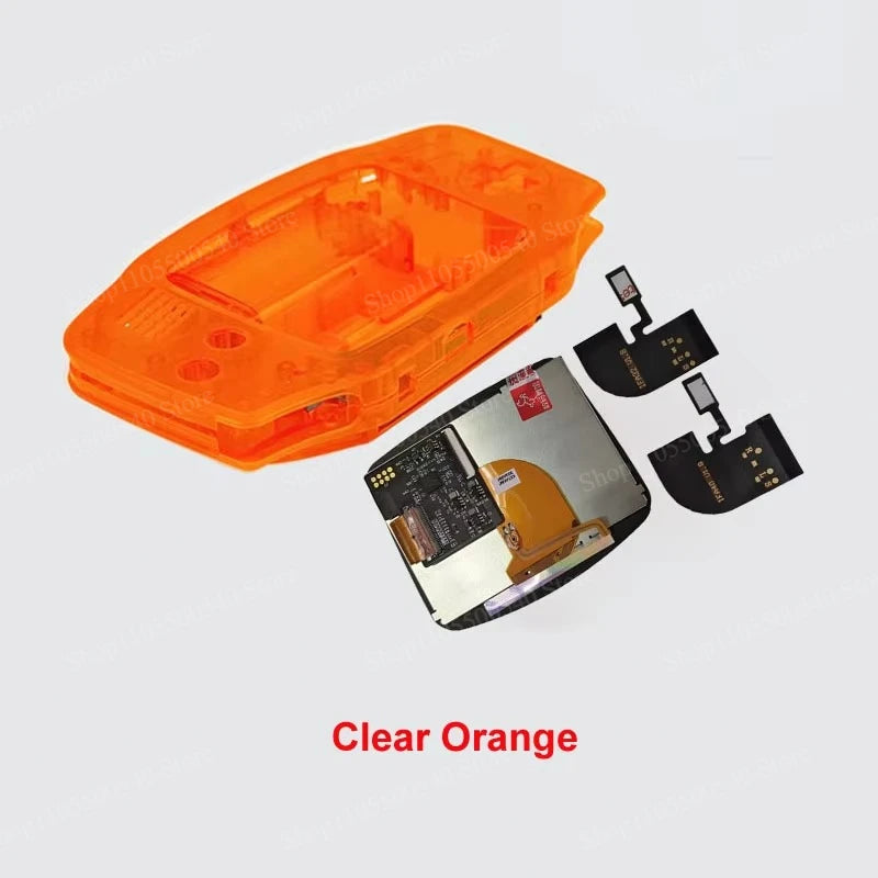 Full New GBA IPS V4 Laminated Screen Kits for Gameboy Advance IPS Screen 15 Levels High Brightness Gaming Screen with Shell