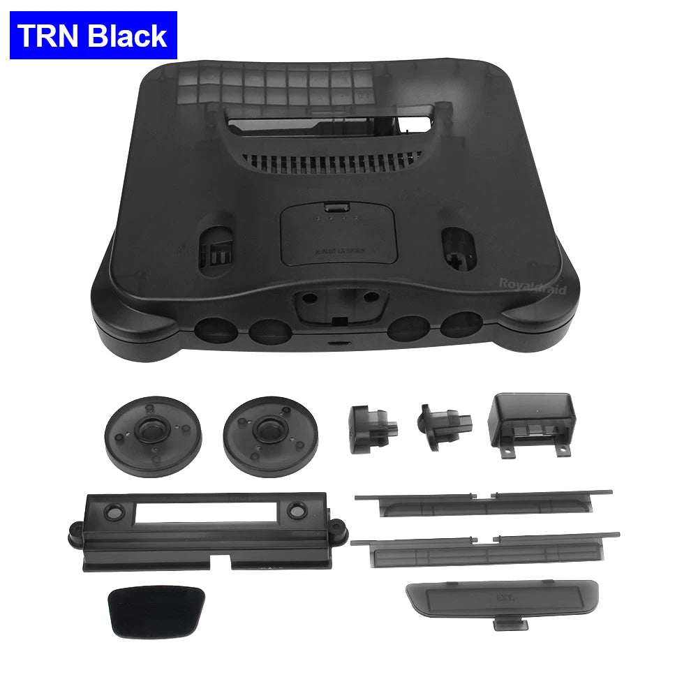 N64 Replacement Housing Shell for Nintendo 64, Transparent Case