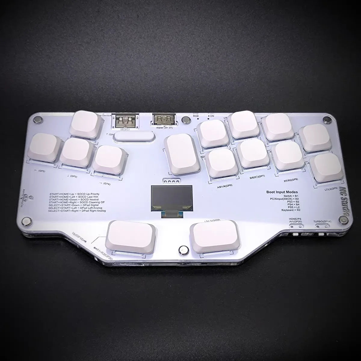 Mixbox One Handed Mechanical Keyboard, Hot Swap RGB Wired
