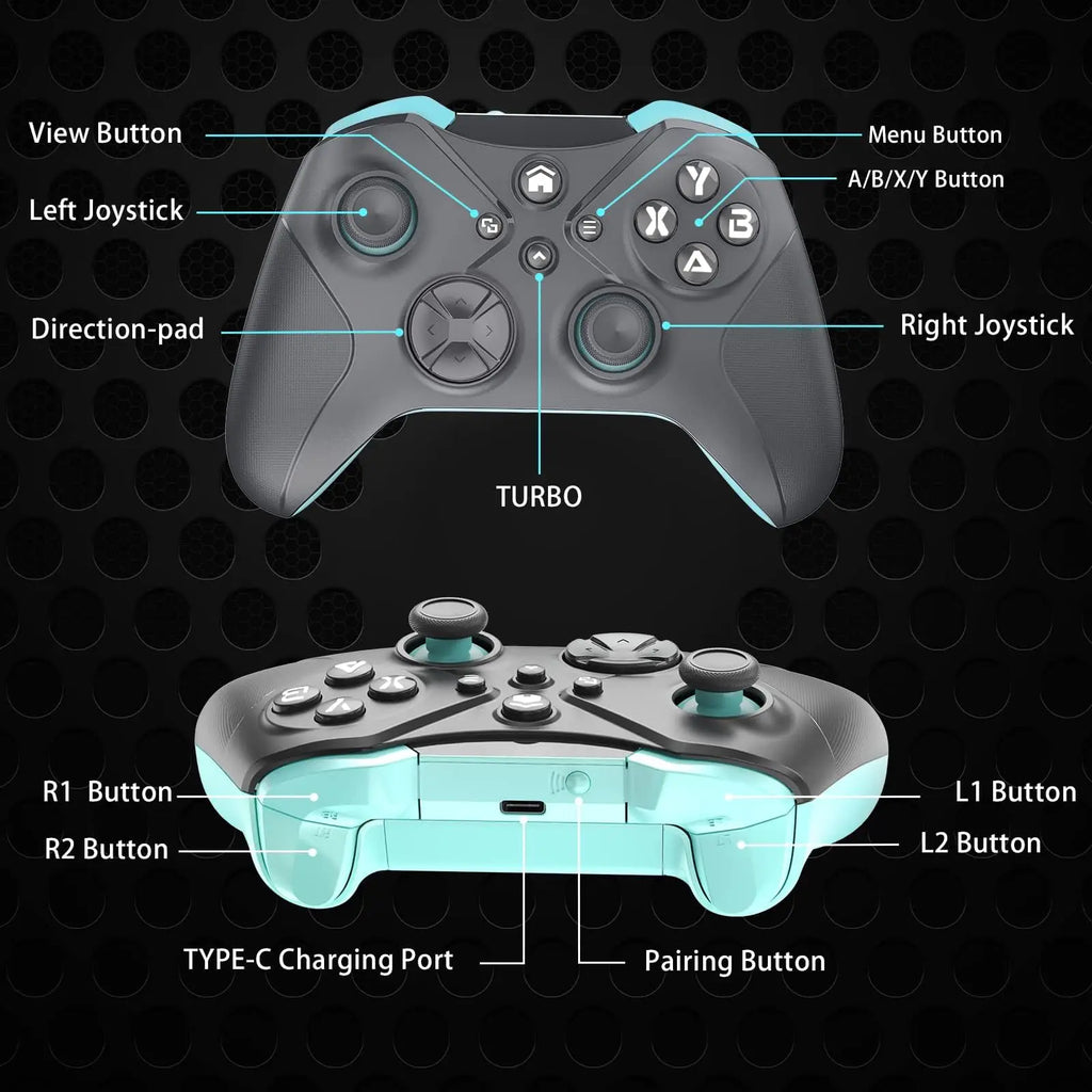 Bonadget Wireless Controller for Xbox One Series X/S PC Turbo