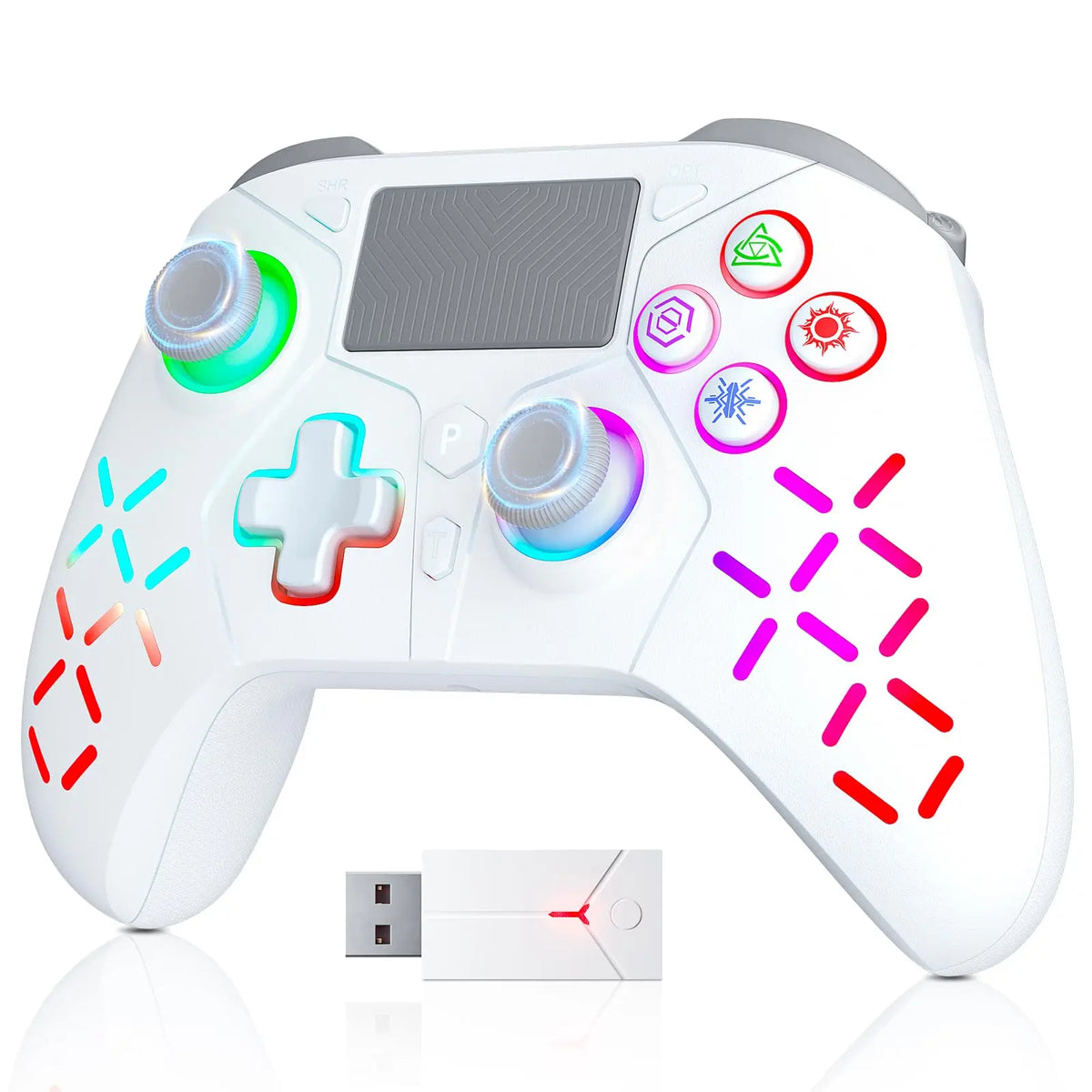 Wireless Controller for PS5 with Dual Motor, Touchpad, Turbo