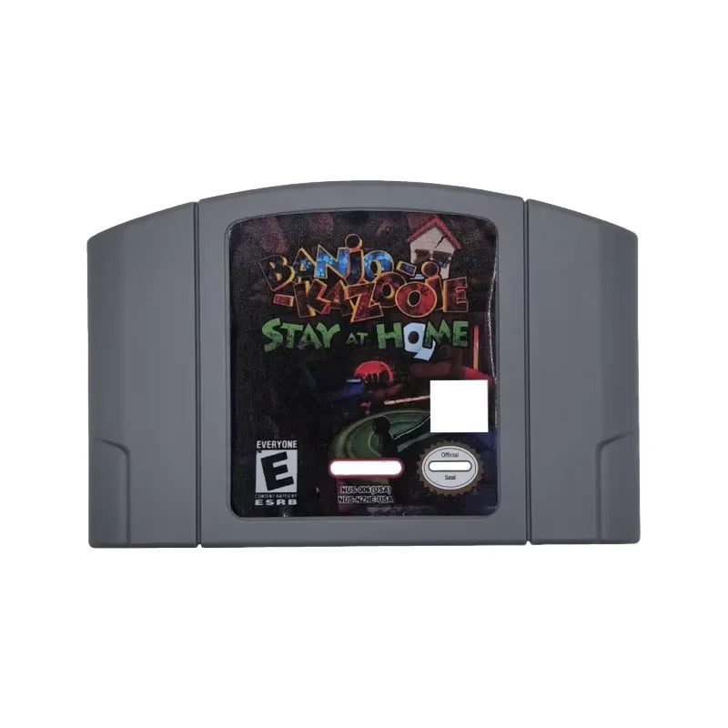 N64 USA NTSC Version 64 Bit Console Video Games Cartridge BANJO Series DREAMIE JIGGIES KAZOOIE TOOIE Hobby Collection Gift Toys
