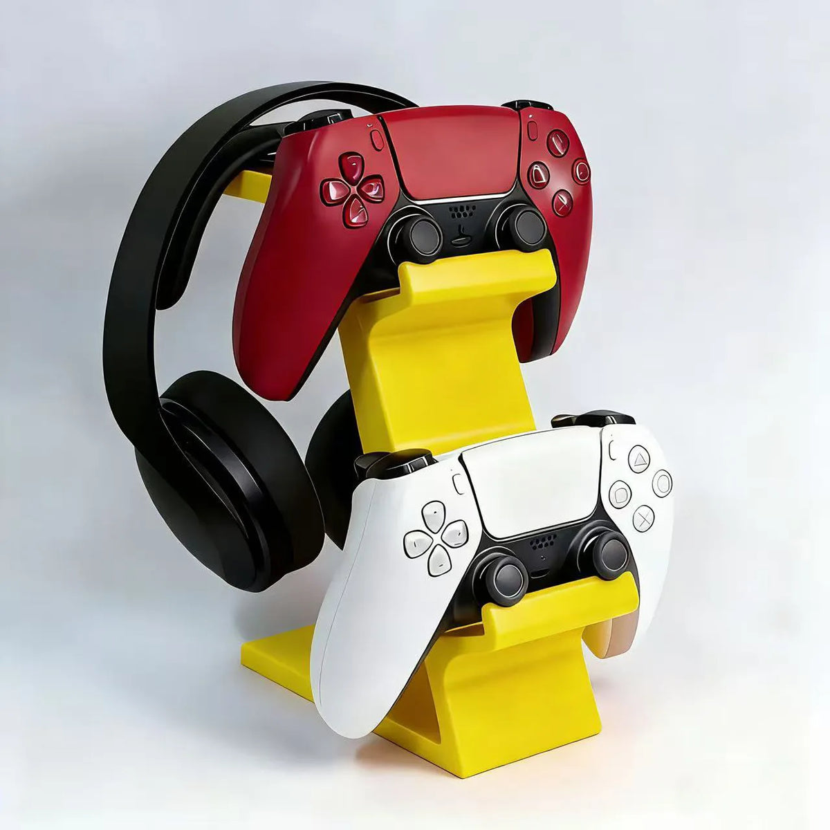 3D Printed Game Controller Headphone Integrated Stand Universal Standing Stand for PS4/PS5/XBOX Controller Headphone