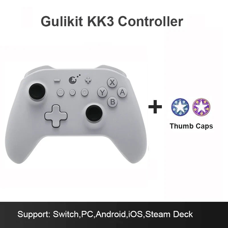 GuliKit KK3 Wireless Controller, TMR Joysticks, Hall Triggers