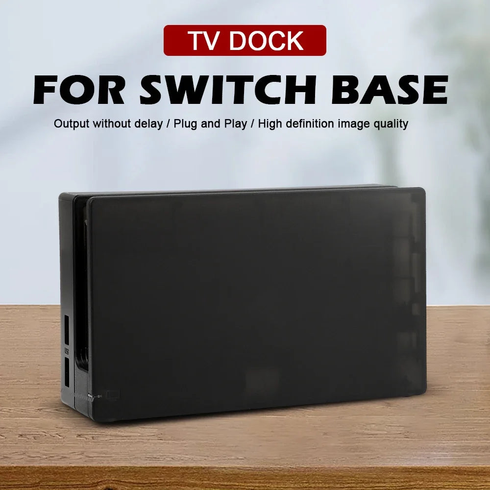 Transparent For Switch Charging Dock HDMI-Compatible TV Dock Charger Station Stand For NS Switch TV DOCK Charging Base