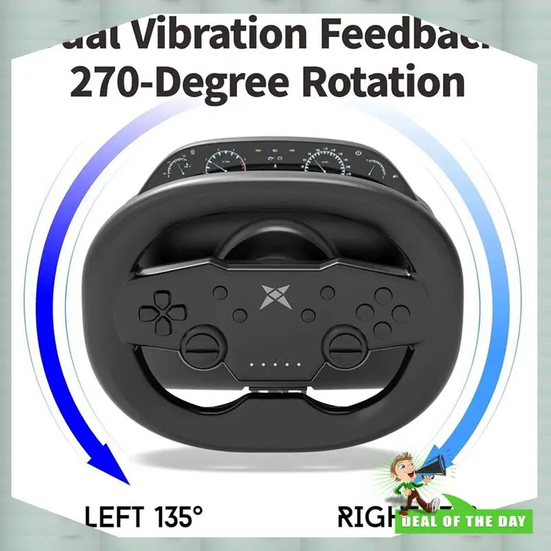 Racing Wheel for Nintendo Switch with Pedals, PC, PS4, PS3