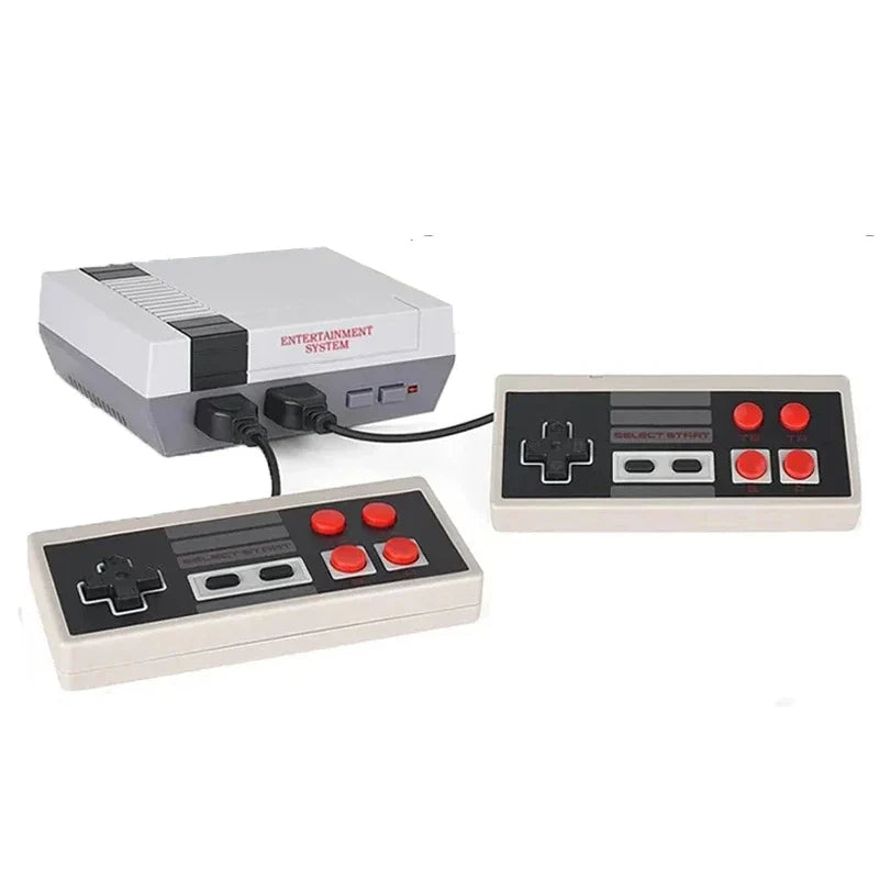4-Button Red Gamepad Controller for 8-Bit Retro Game Consoles